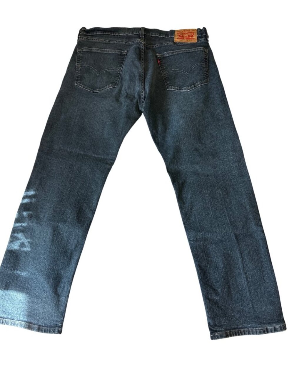 Levis 505 Regular Fit Mens Jeans W36 L30 Dark Wash Denim Water